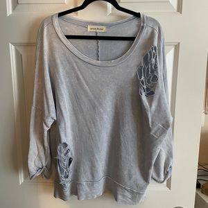 Caren Forbes holey sweater